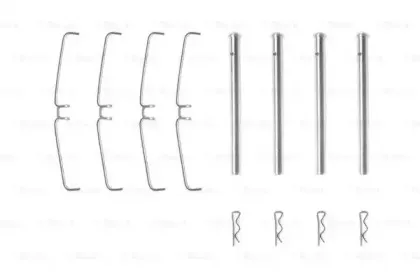 1 987 474 094 BOSCH Комплектующие, колодки дискового тормоза