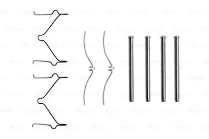 1 987 474 208 BOSCH Комплектующие, колодки дискового тормоза