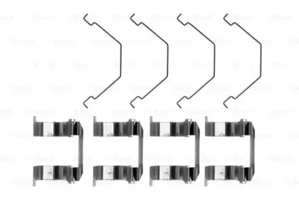 1 987 474 228 BOSCH Комплектующие, колодки дискового тормоза