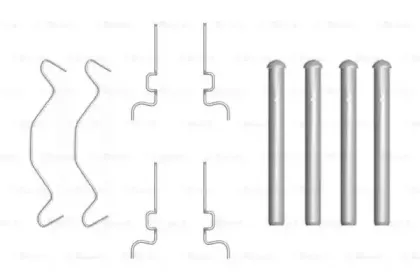 1 987 474 313 BOSCH Комплектующие, колодки дискового тормоза