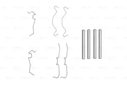 1987474331 BOSCH Комплектующие, колодки дискового тормоза