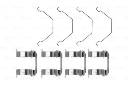 1 987 474 353 BOSCH Комплектующие, колодки дискового тормоза