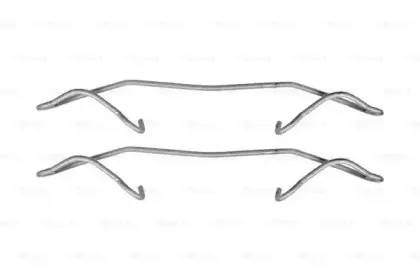 1 987 474 360 BOSCH Комплектующие, колодки дискового тормоза