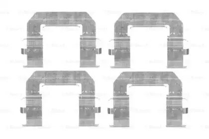 1 987 474 480 BOSCH Комплектующие, колодки дискового тормоза