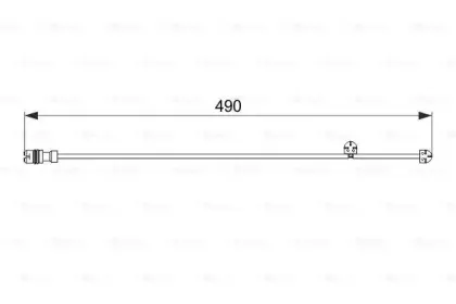 1 987 474 560 BOSCH Сигнализатор, износ тормозных колодок