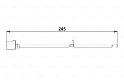 1 987 474 563 BOSCH Сигнализатор, износ тормозных колодок