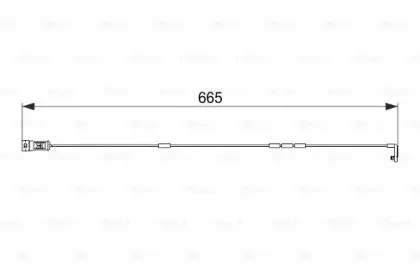 1 987 474 579 BOSCH Сигнализатор, износ тормозных колодок