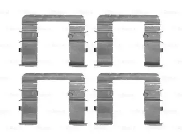 1 987 474 718 BOSCH Комплектующие, колодки дискового тормоза