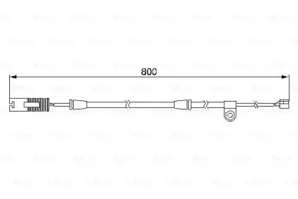 1 987 474 945 BOSCH Сигнализатор, износ тормозных колодок