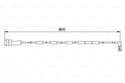 1987474970 BOSCH Сигнализатор, износ тормозных колодок