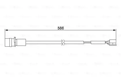 1 987 474 985 BOSCH Сигнализатор, износ тормозных колодок