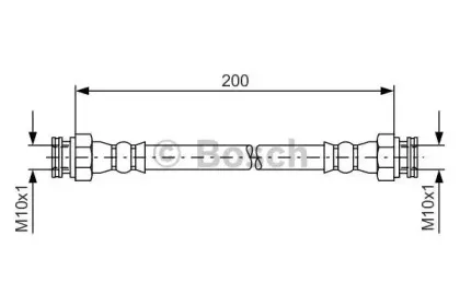 1 987 476 006 BOSCH Тормозной шланг