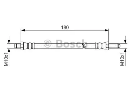 1 987 476 022 BOSCH Тормозной шланг
