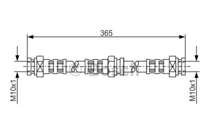 1 987 476 159 BOSCH Тормозной шланг