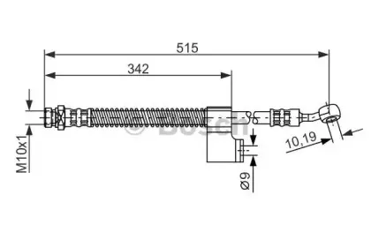 1 987 476 236 BOSCH Тормозной шланг