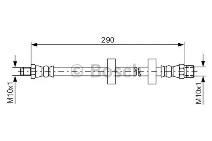 1 987 476 334 BOSCH Тормозной шланг