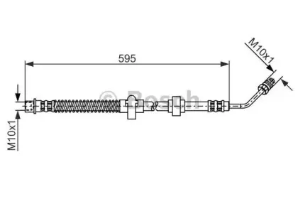 1 987 476 374 BOSCH Тормозной шланг