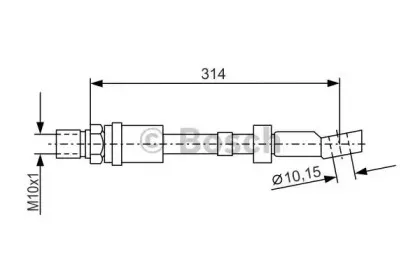 1 987 476 408 BOSCH Тормозной шланг