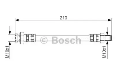 1 987 476 502 BOSCH Тормозной шланг
