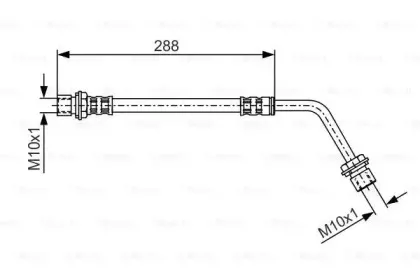 1 987 476 508 BOSCH Тормозной шланг