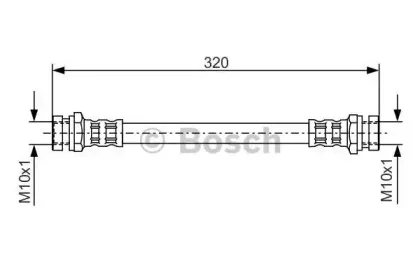 1 987 476 541 BOSCH Тормозной шланг