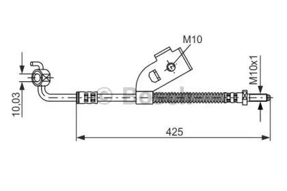 1 987 476 568 BOSCH Тормозной шланг