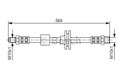 1 987 476 752 BOSCH Тормозной шланг