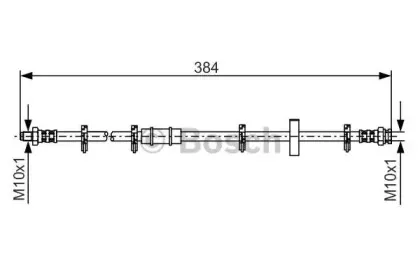 1 987 476 881 BOSCH Тормозной шланг