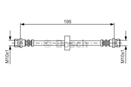 1 987 476 884 BOSCH Тормозной шланг