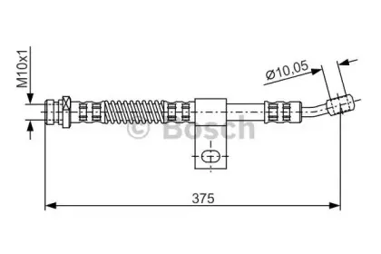 1 987 476 892 BOSCH Тормозной шланг