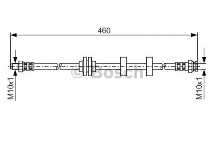 1 987 476 972 BOSCH Тормозной шланг