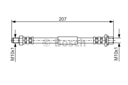 1 987 476 974 BOSCH Тормозной шланг