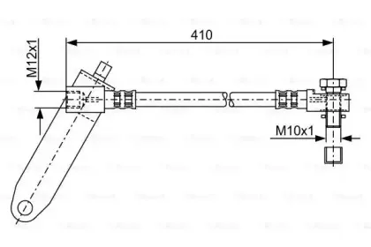 1 987 481 047 BOSCH Тормозной шланг