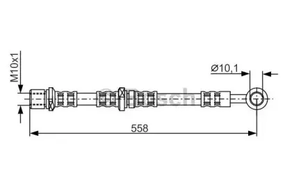 1 987 481 137 BOSCH Тормозной шланг