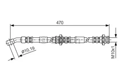 1 987 481 149 BOSCH Тормозной шланг