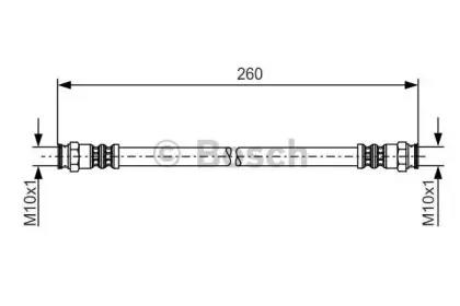 1 987 481 194 BOSCH Тормозной шланг