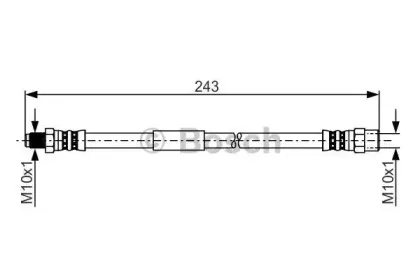 1 987 481 258 BOSCH Тормозной шланг