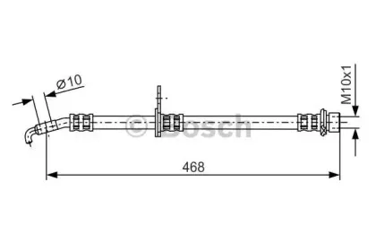 1 987 481 294 BOSCH Тормозной шланг