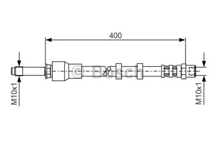 1987481296 BOSCH Тормозной шланг