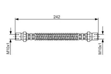1 987 481 316 BOSCH Тормозной шланг