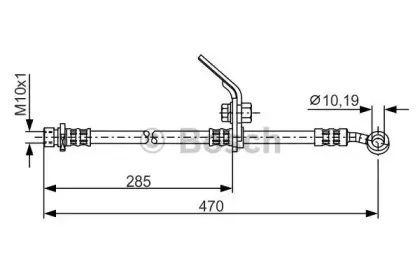 1 987 481 328 BOSCH Тормозной шланг