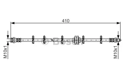 1 987 481 335 BOSCH Тормозной шланг