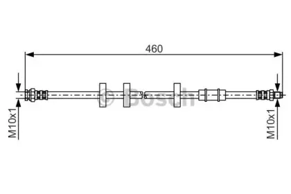 1 987 481 336 BOSCH Тормозной шланг