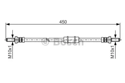 1 987 481 345 BOSCH Тормозной шланг