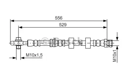 1 987 481 375 BOSCH Тормозной шланг