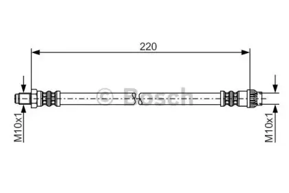 1 987 481 376 BOSCH Тормозной шланг