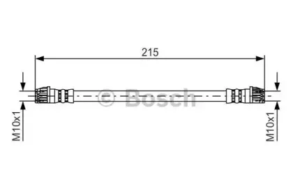 1 987 481 396 BOSCH Тормозной шланг