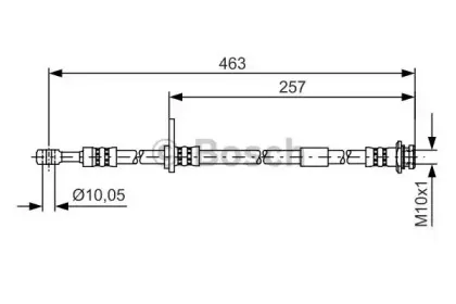 1 987 481 400 BOSCH Тормозной шланг