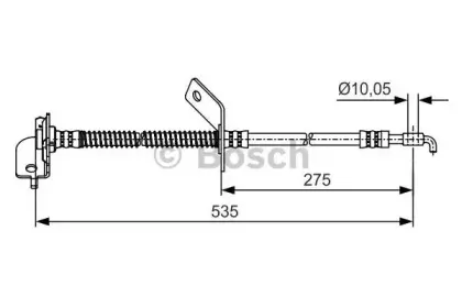 1 987 481 414 BOSCH Тормозной шланг