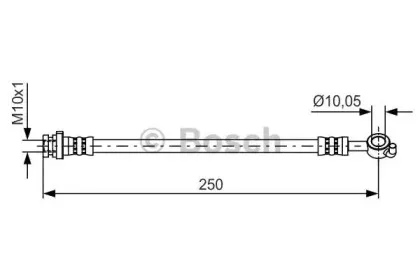 1 987 481 435 BOSCH Тормозной шланг